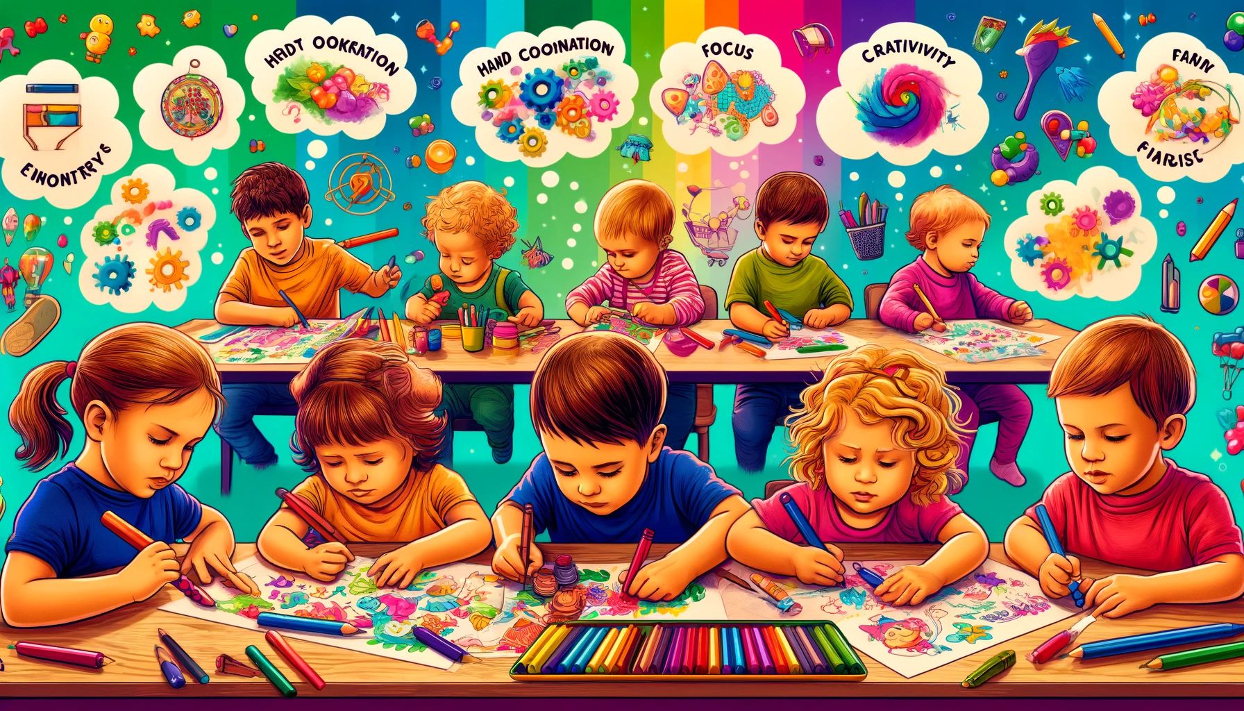 From Doodles to Masterpieces: Guiding Children Through Their Coloring Journey
