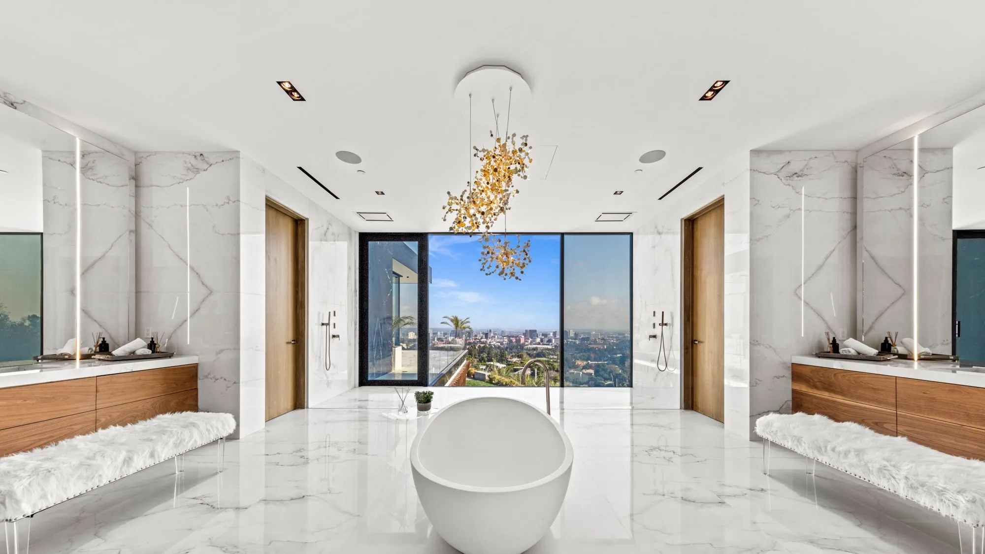 Luxurious Bathroom Remodeling and Elegant Lighting Design