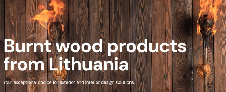 Burnt Wood Cladding from Lithuania