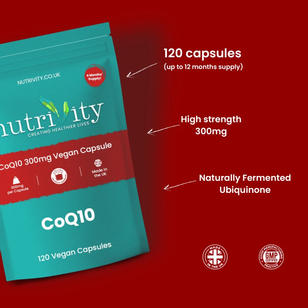Vegan CoQ10 300mg Capsules